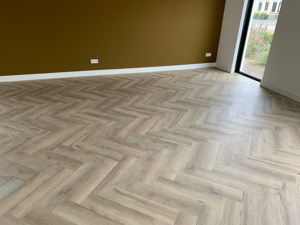pvc visgraat woonkamer